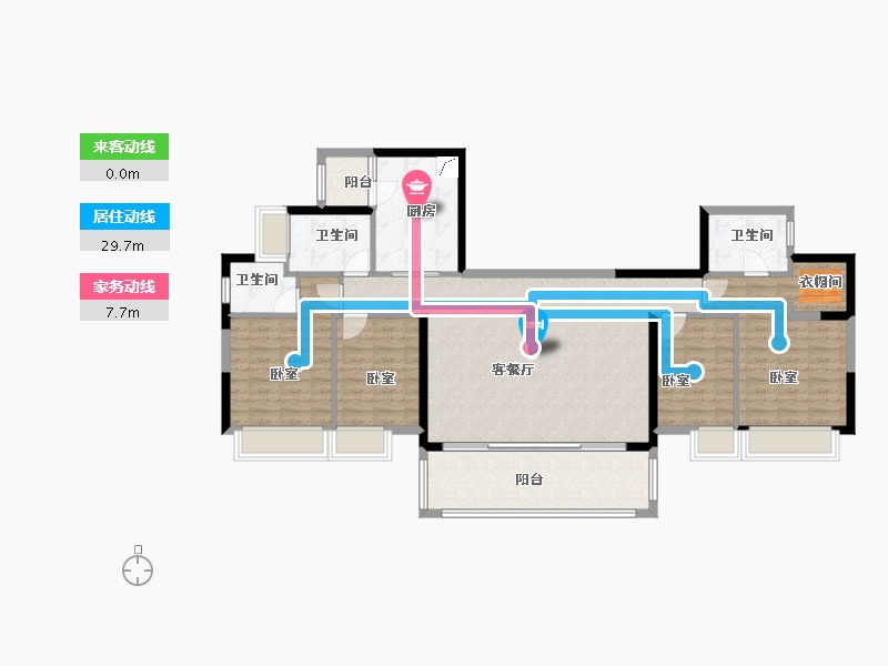 广东省-阳江市-粤沛森林湖-127.17-户型库-动静线