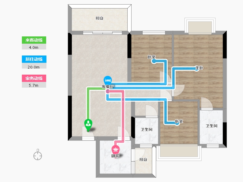 贵州省-安顺市-安顺百里城-77.07-户型库-动静线