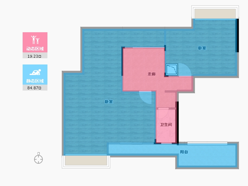 湖南省-邵阳市-仁为峰邵东壹号-93.92-户型库-动静分区