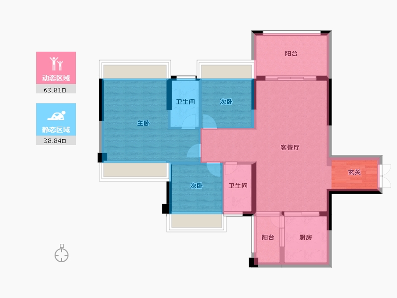 广东省-湛江市-地标海东广场-92.04-户型库-动静分区