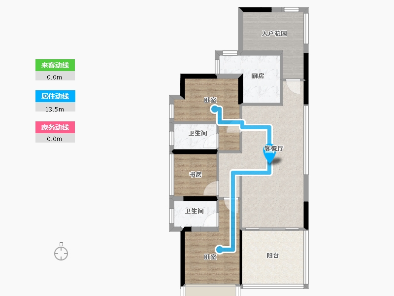 广东省-深圳市-满京华喜悦里-87.41-户型库-动静线