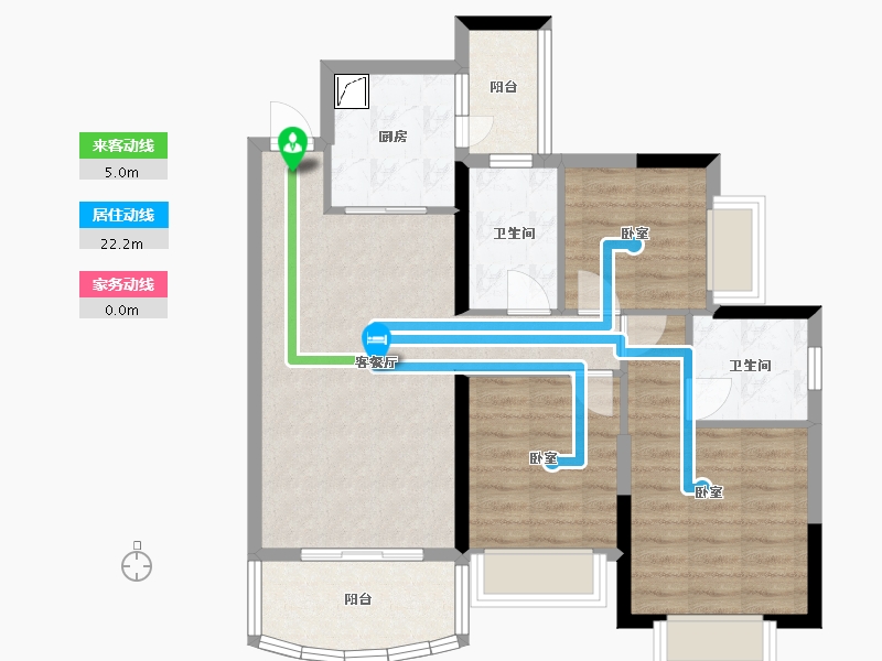 广东省-河源市-河源恒大锦苑-79.14-户型库-动静线