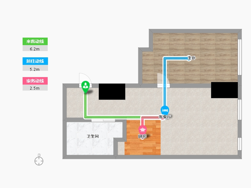 山东省-青岛市-海信国际中心-60.22-户型库-动静线