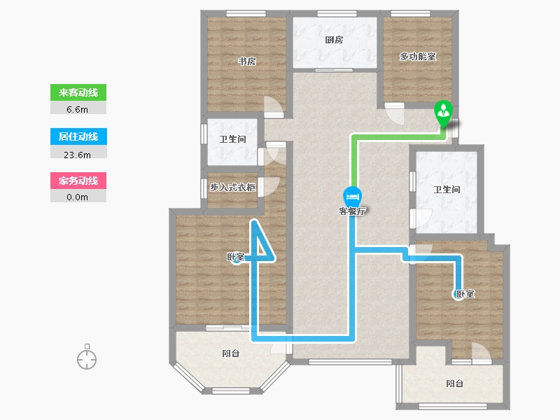 山东省-淄博市-金鼎东柳湾-151.12-户型库-动静线