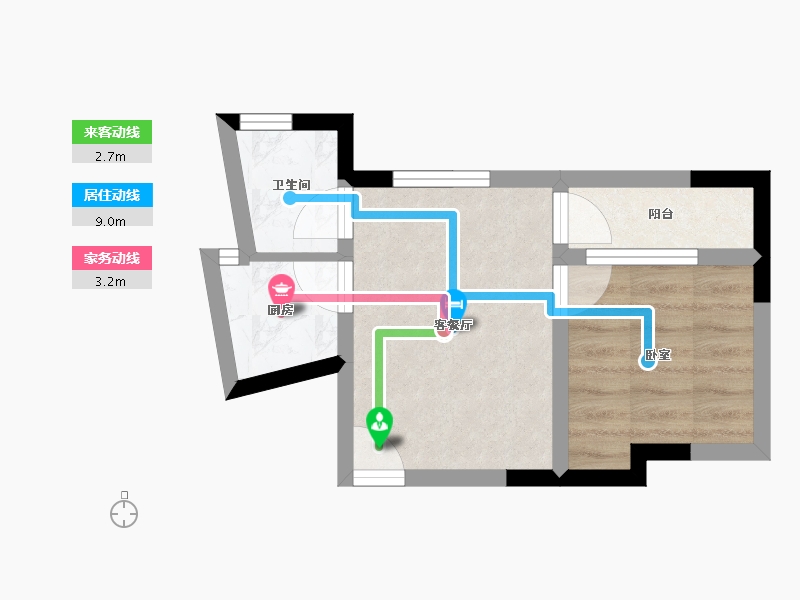 湖南省-长沙市-华韵城市海岸二期-30.79-户型库-动静线