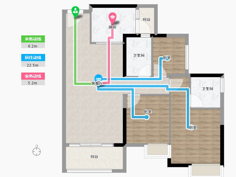 广东省-清远市-奥园誉峯-99.90-户型库-动静线