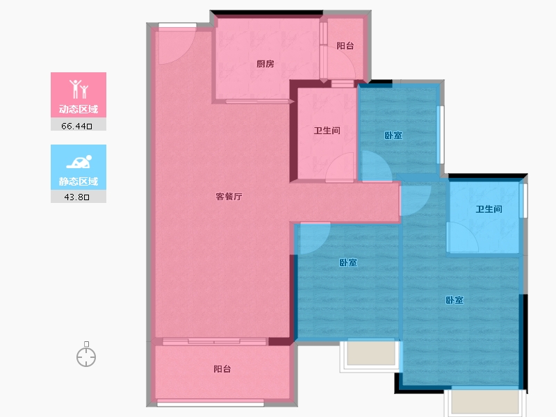 广东省-清远市-奥园誉峯-99.90-户型库-动静分区