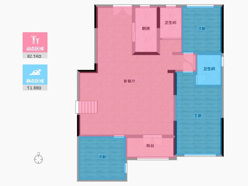 山东省-潍坊市-翔凯文华未来之光-121.99-户型库-动静分区