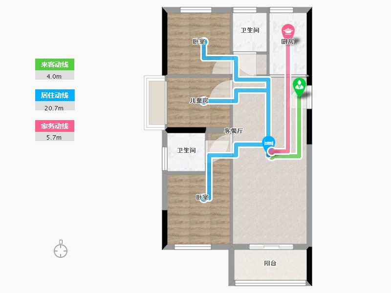 福建省-福州市-大东海中央府-72.01-户型库-动静线