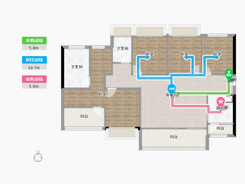 广东省-深圳市-百晟上府-111.06-户型库-动静线