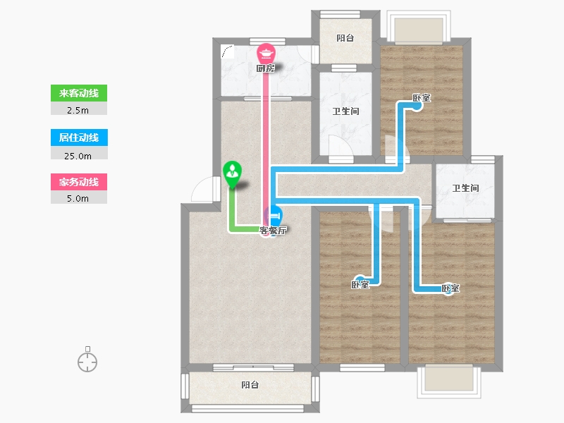 湖北省-孝感市-丹阳古镇-86.40-户型库-动静线