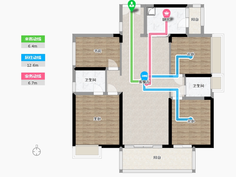 广东省-阳江市-保利中央公园-115.14-户型库-动静线