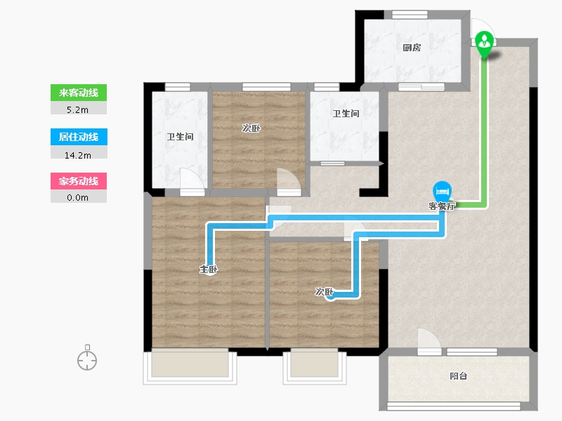 山东省-青岛市-天一仁和宸璟都会-92.00-户型库-动静线