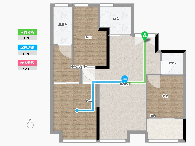 福建省-福州市-大东海中央府-89.01-户型库-动静线