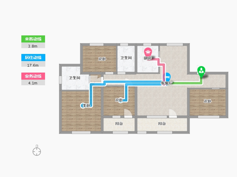 山东省-青岛市-青岛印象品-117.60-户型库-动静线