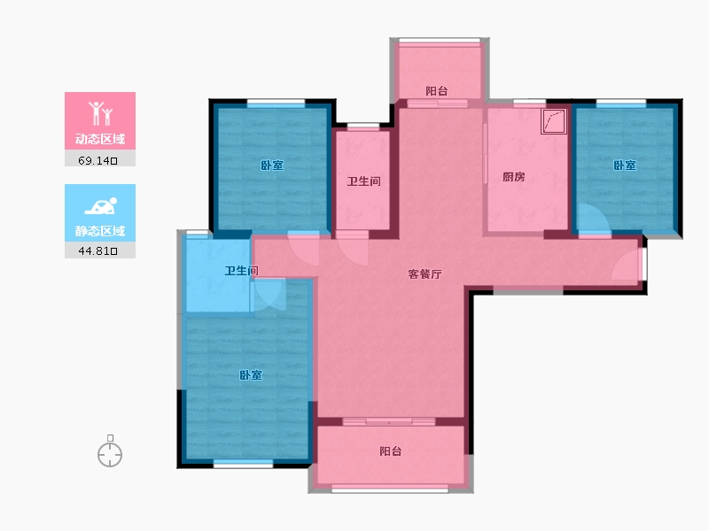 湖南省-长沙市-善化国际-101.01-户型库-动静分区