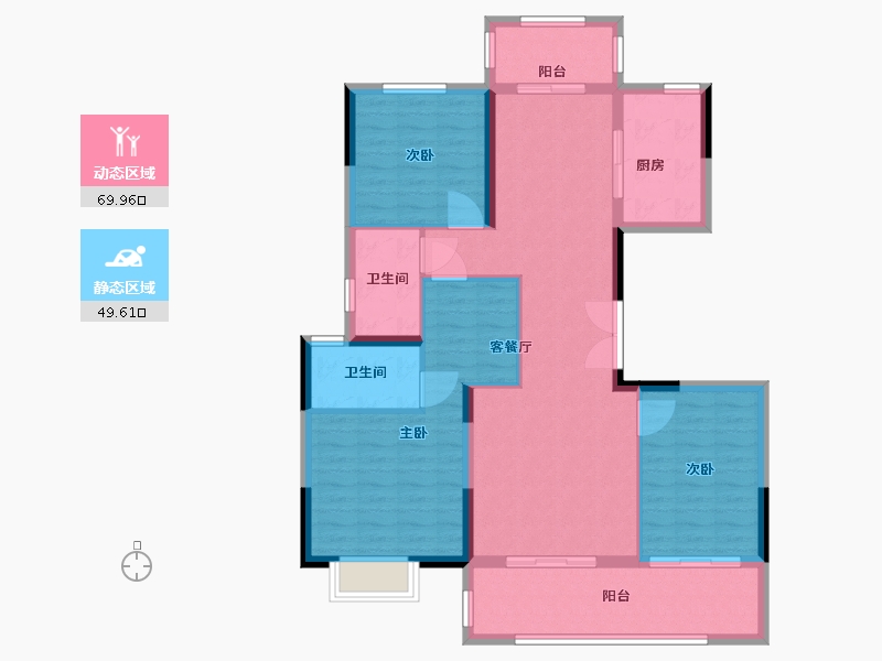 河南省-周口市-周口建业世和府二期-108.00-户型库-动静分区