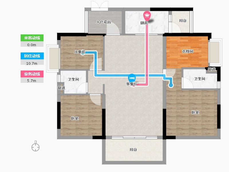 广东省-韶关市-沙湖天上虹-108.00-户型库-动静线