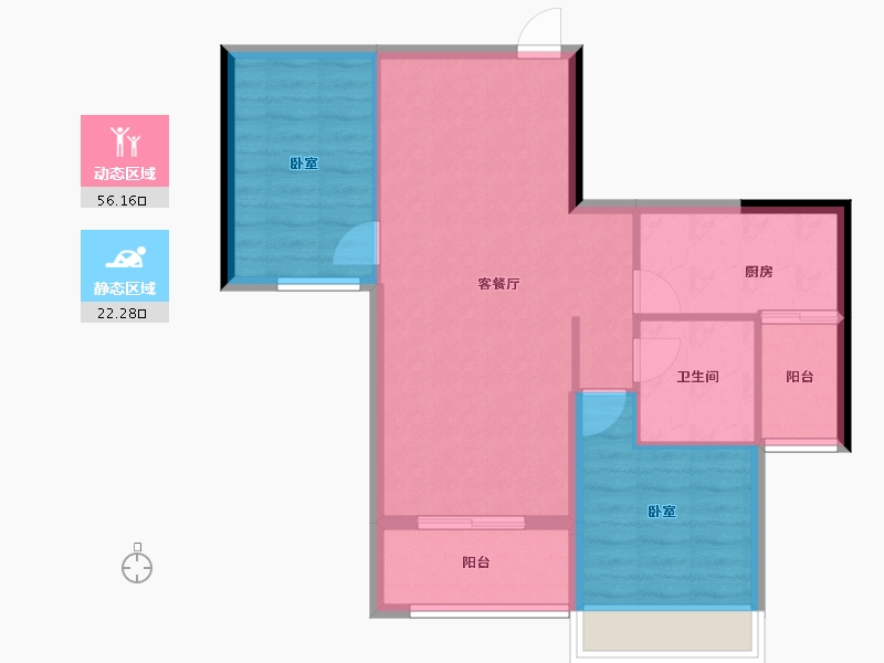 广东省-深圳市-前海东岸-70.71-户型库-动静分区