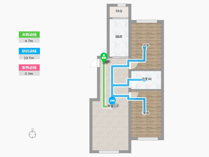 吉林省-长春市-潭泽东南明珠-63.34-户型库-动静线