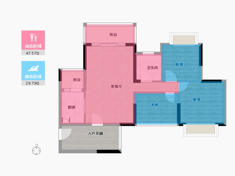 广东省-广州市-悠山时光-77.01-户型库-动静分区