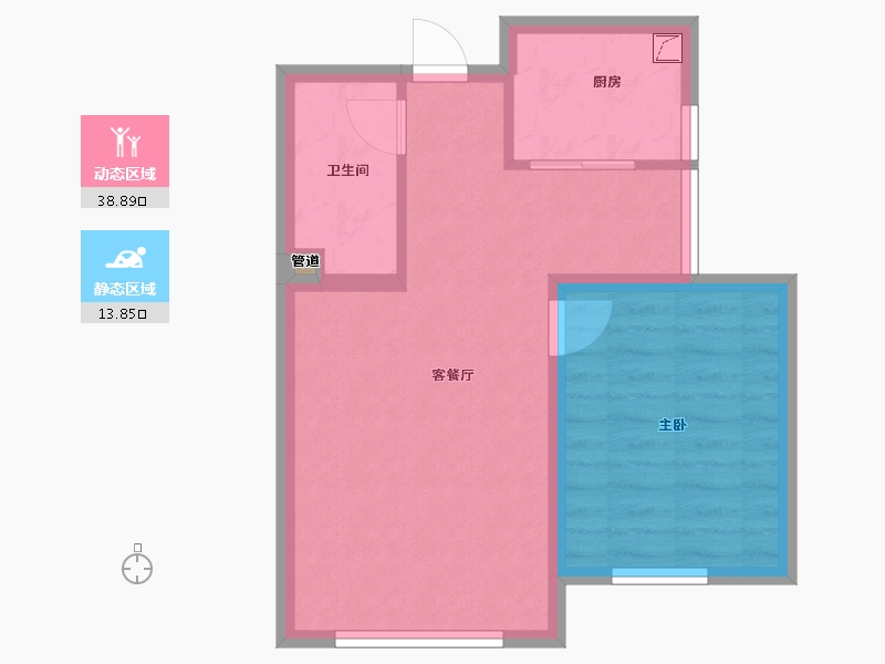 吉林省-长春市-潭泽东南明珠-47.03-户型库-动静分区