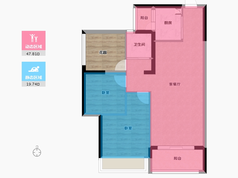 广东省-深圳市-前海东岸-66.84-户型库-动静分区