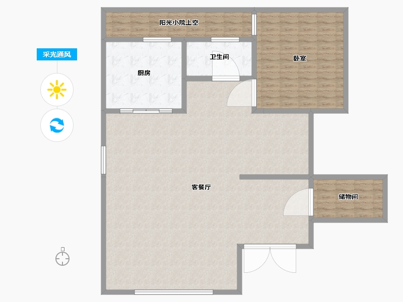 湖北省-武汉市-驿山高尔夫-145.00-户型库-采光通风