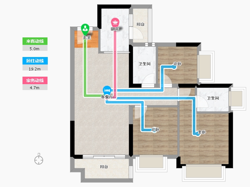 广东省-惠州市-星河荣域-73.15-户型库-动静线