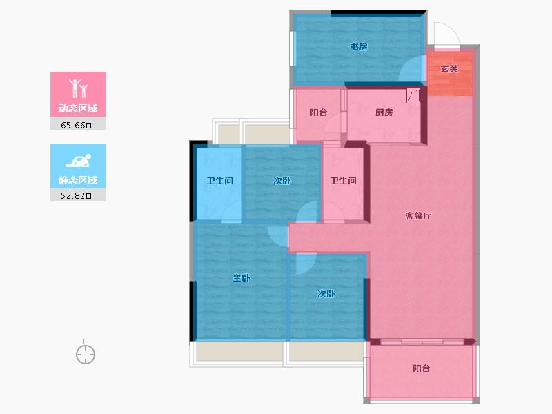 广东省-湛江市-东新高地-106.34-户型库-动静分区