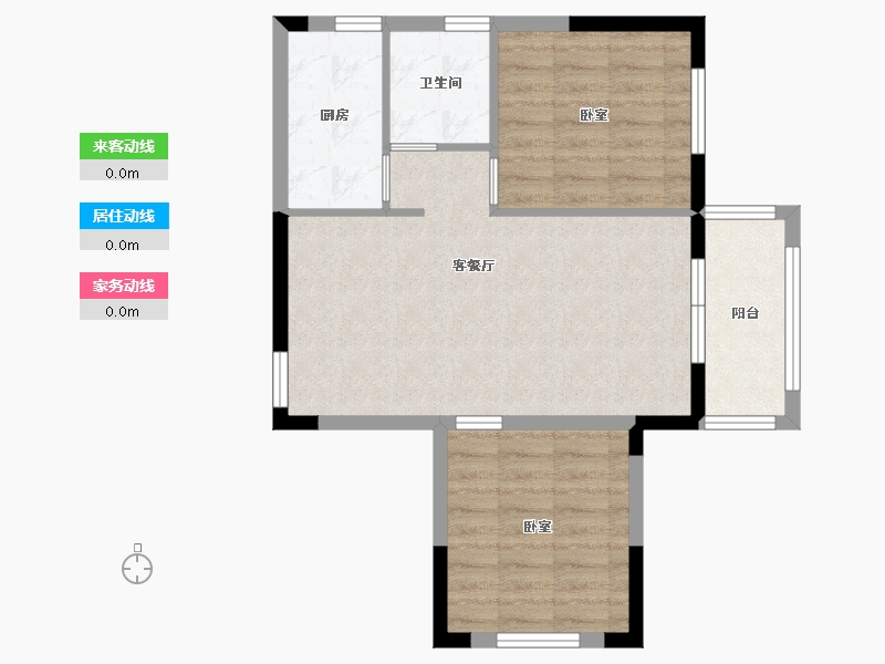 湖北省-武汉市-武汉恒大首府-61.70-户型库-动静线