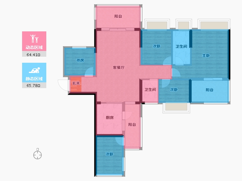 广东省-湛江市-东新高地-116.08-户型库-动静分区