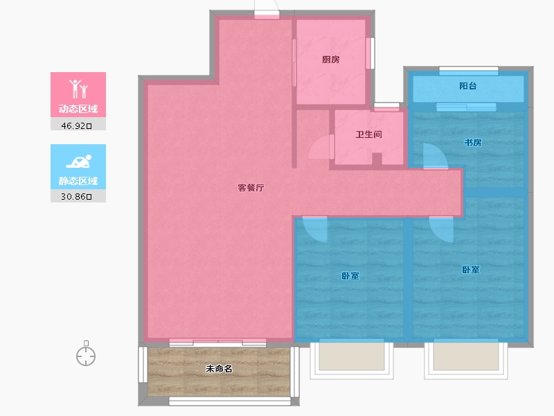 江西省-抚州市-硕丰壹方城-75.00-户型库-动静分区