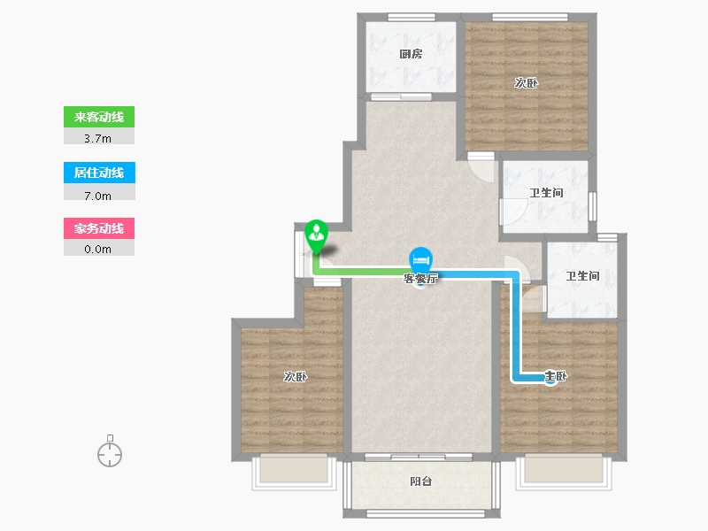 河南省-商丘市-金信国际城-105.00-户型库-动静线