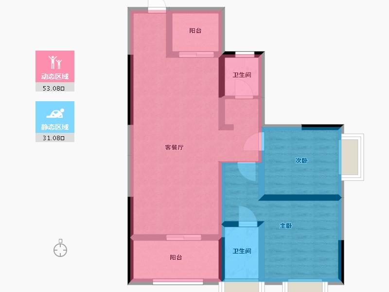 广西壮族自治区-桂林市-顺祥天骄-74.14-户型库-动静分区