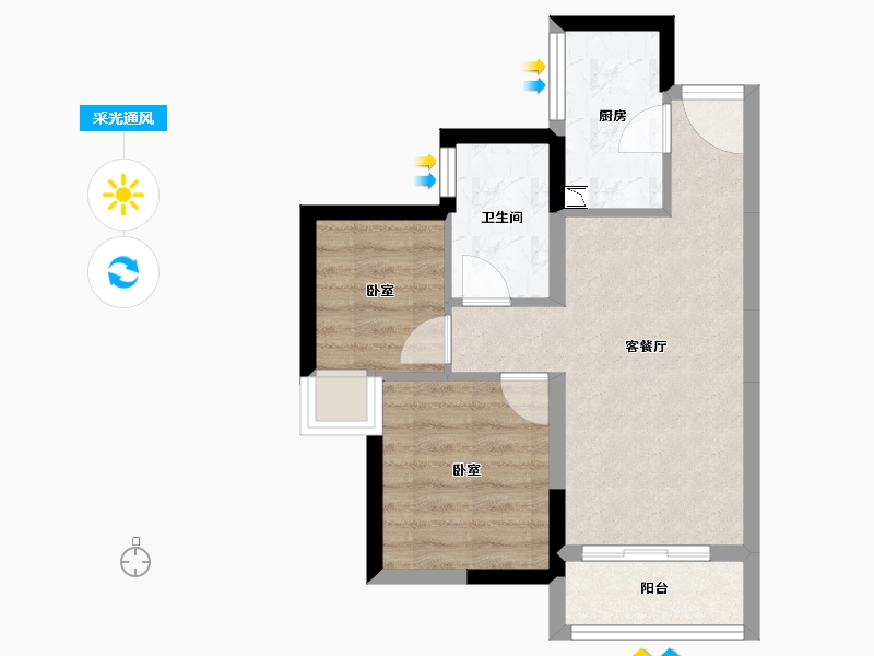 广东省-深圳市-润樾山-47.15-户型库-采光通风