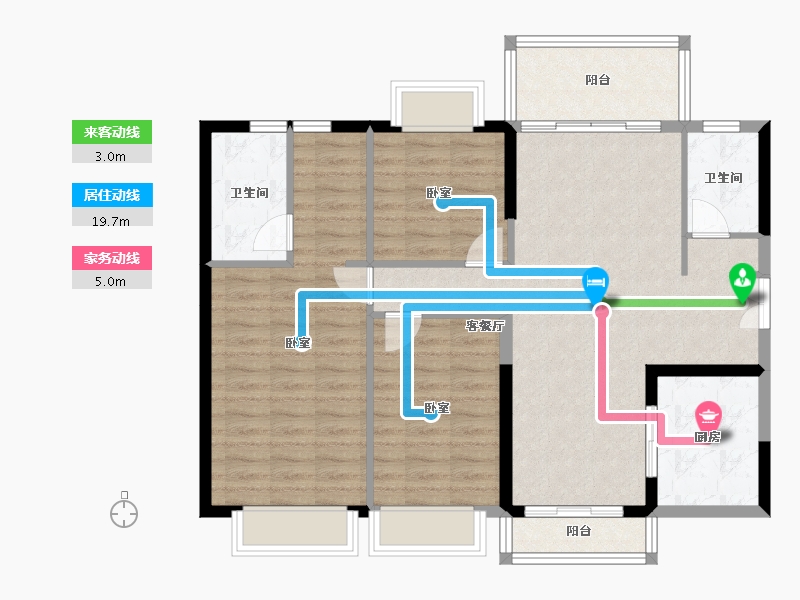 广东省-东莞市-时代倾城-97.07-户型库-动静线