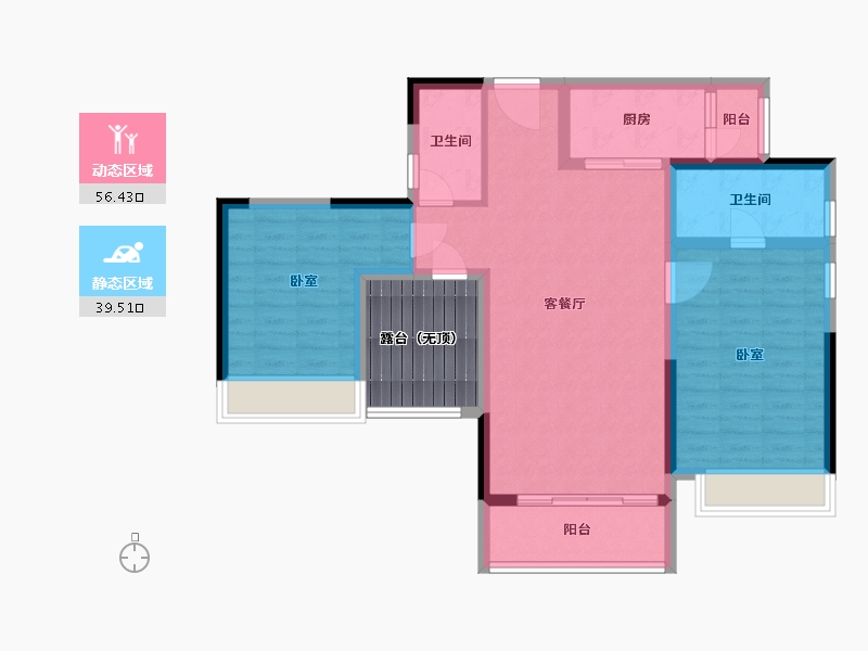 广东省-佛山市-三水奥园尚居-93.41-户型库-动静分区