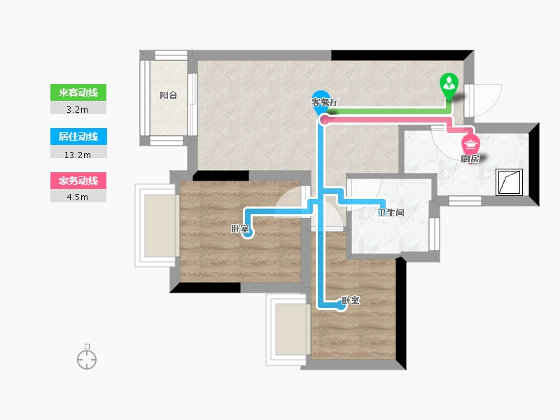 广东省-东莞市-正中峰璟湾-39.20-户型库-动静线