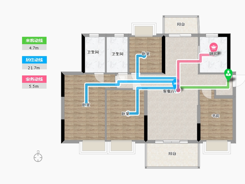 广东省-东莞市-中惠悦湾-106.00-户型库-动静线