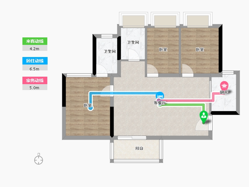 广东省-东莞市-天琴湾-73.93-户型库-动静线