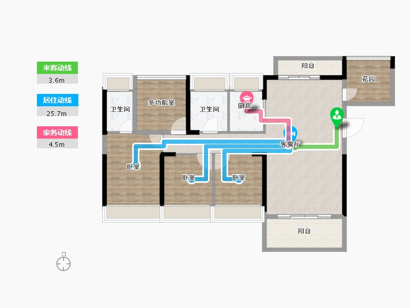 湖南省-衡阳市-俊景·万和城-121.02-户型库-动静线