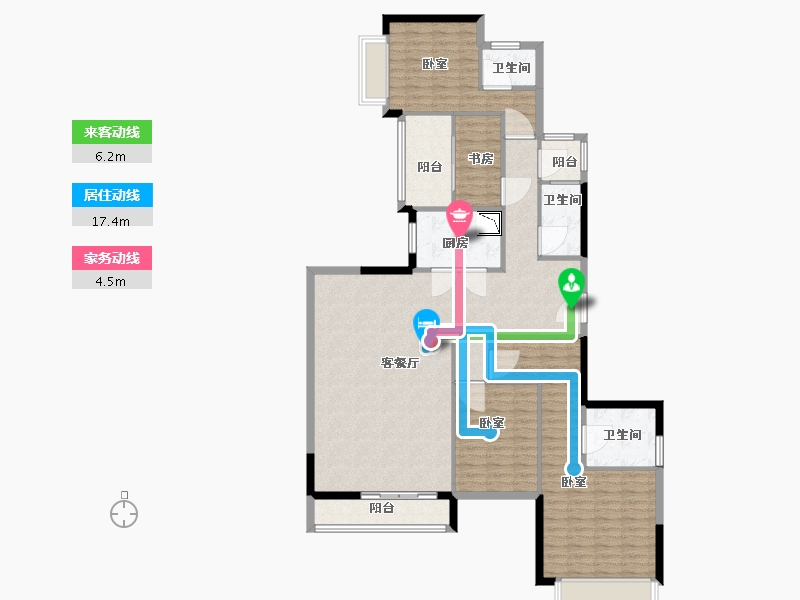 广东省-深圳市-山语清晖-142.00-户型库-动静线