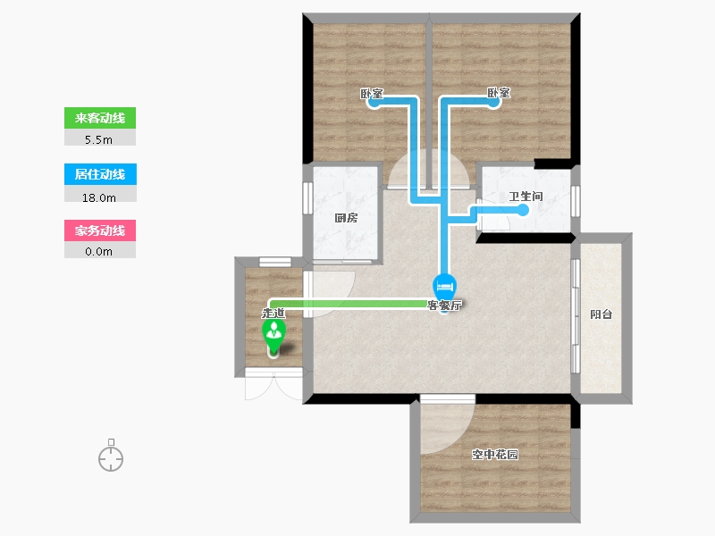 广东省-惠州市-碧桂园龙海壹号-78.90-户型库-动静线