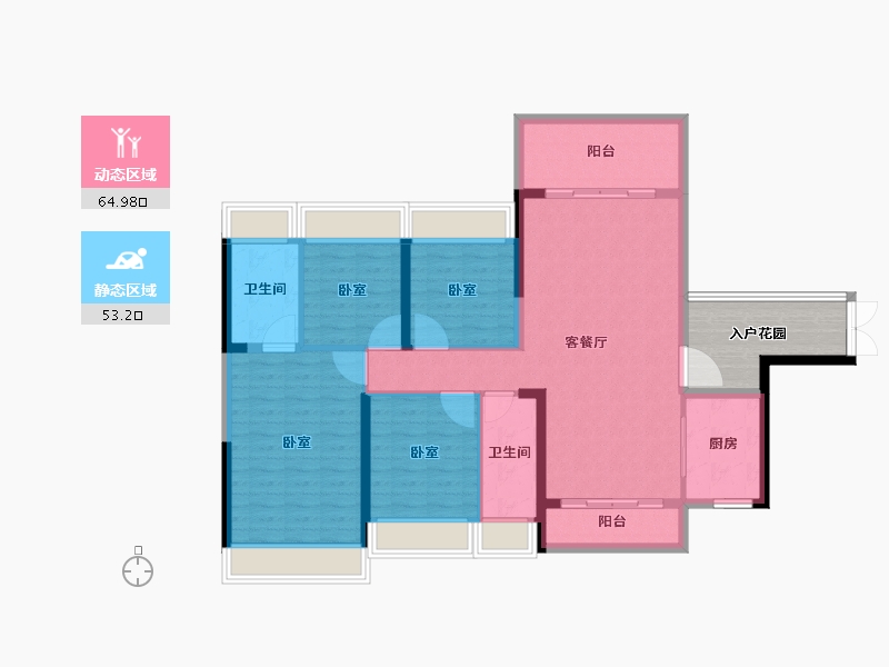 广东省-韶关市-沙湖御景-114.38-户型库-动静分区