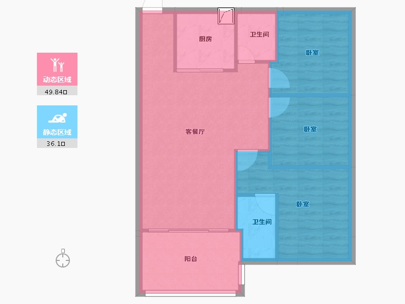 广东省-阳江市-朝兴苑-78.33-户型库-动静分区