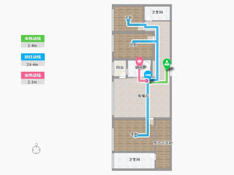 四川省-成都市-保利天悦-124.88-户型库-动静线