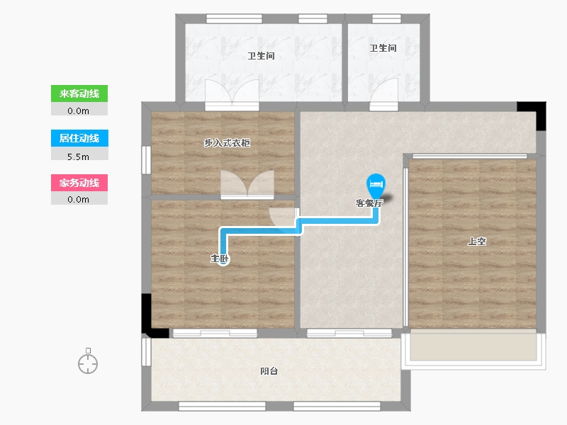 江苏省-苏州市-保利天樾人家-81.50-户型库-动静线