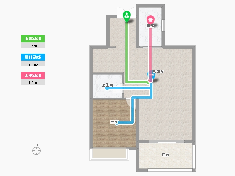 湖南省-长沙市-碧桂园·智慧城市-79.22-户型库-动静线