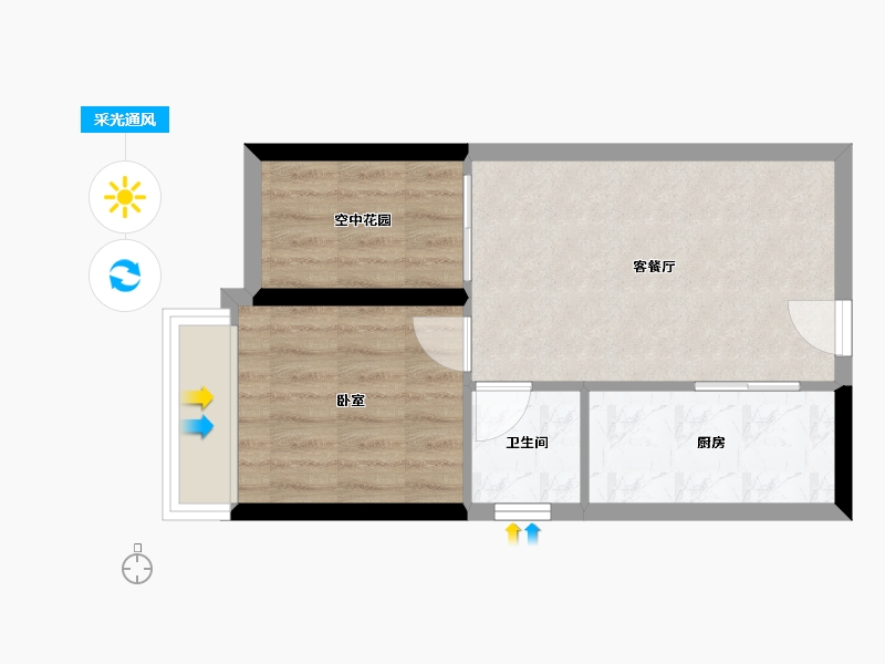 广东省-惠州市-碧桂园龙海壹号-39.47-户型库-采光通风